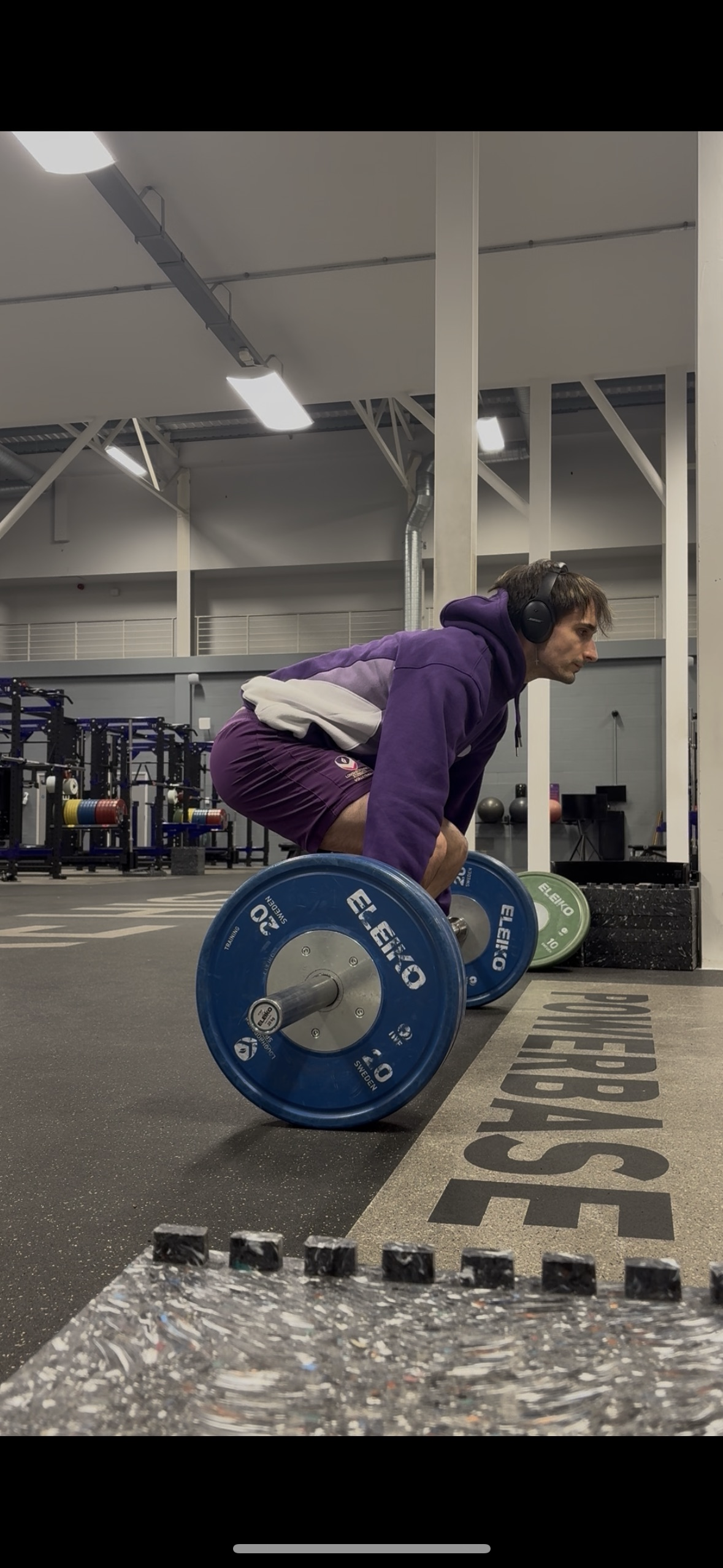 Alan Atkins coaching in the gym
